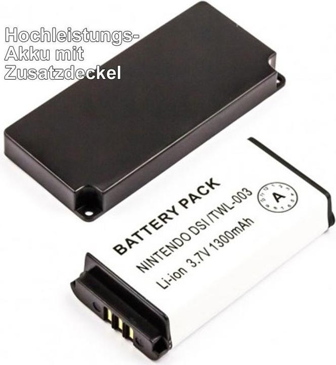 Immagine prodotto Nintendo Batteria per DSi, BOAMK01, TWL-003 con coperchio aggiuntivo (1 pz., 1300 mAh)