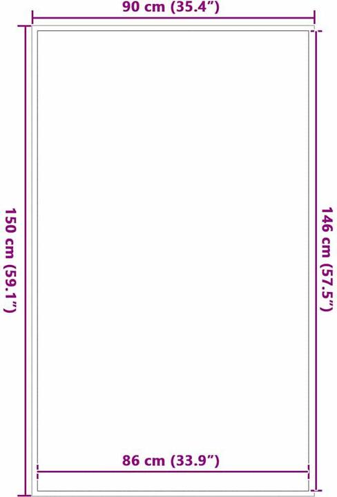 Actual product image vidaXL Marka (90 x 150 cm)