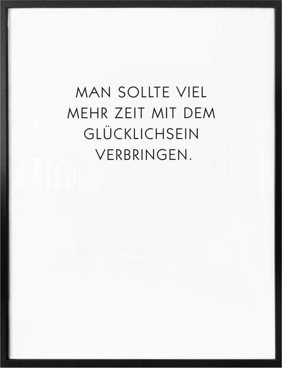 Image du produit Trenddeko Tu devrais passer plus de temps à être heureuse. (50 x 60 cm)