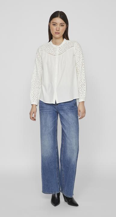 Produktbild Vila Bestickte Oberteil mit langen Ärmeln (34)