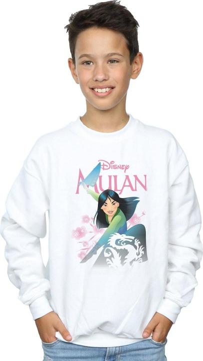 Actual product image Disney Boys Mulan My Own Hero Sweatshirt (140, 146)