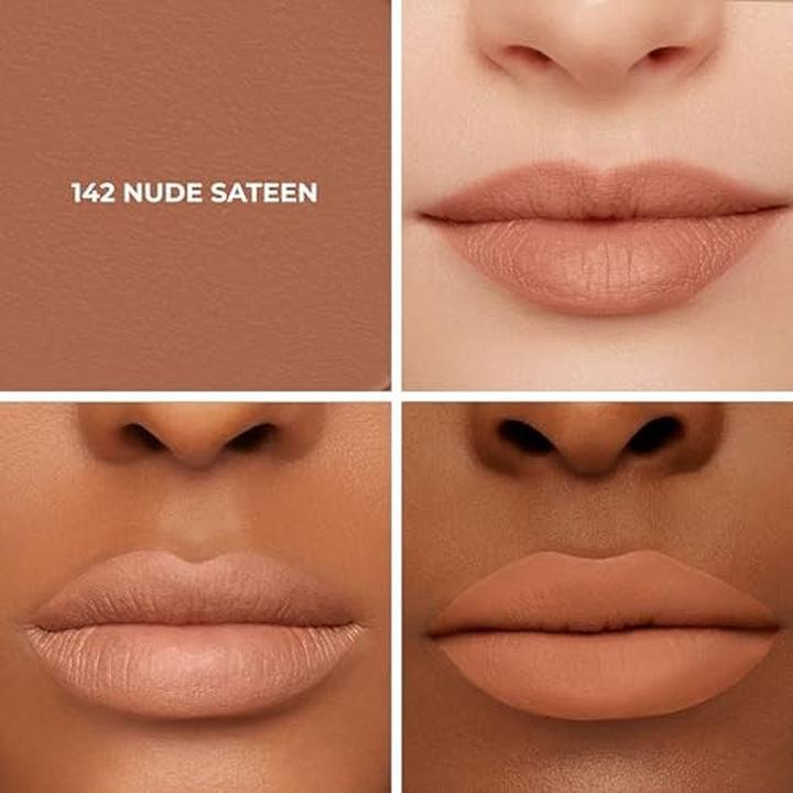 Actual product image Laura Mercier - Caviar Smoothing Matte Lipstick 3.8 g - Shade: 143 Nude Sateen (143 Nude Sateen)