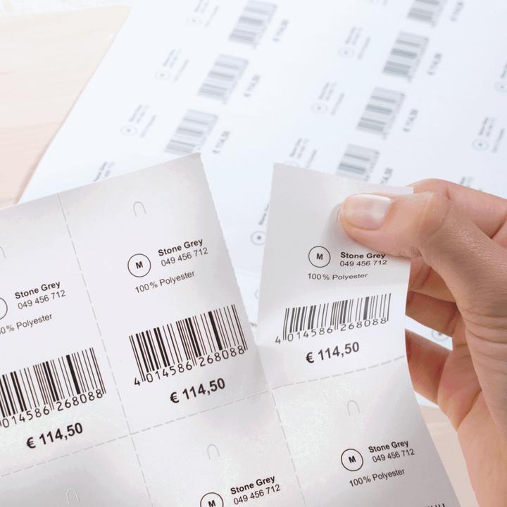 Valeurs nutritives et ingrédients Herma Étiquettes volantes A4