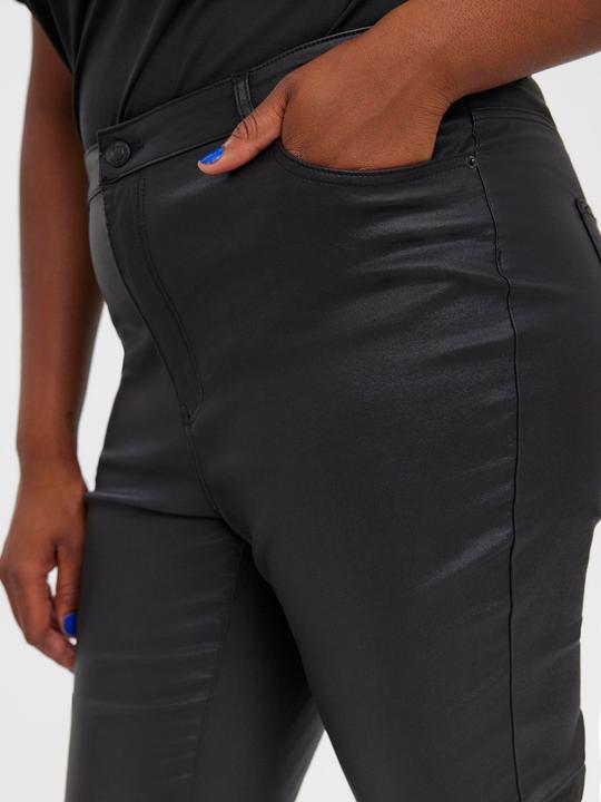 Actual product image Vero Moda VMSANDRA Coated Skinny High Waist Jeans (W54/L32)