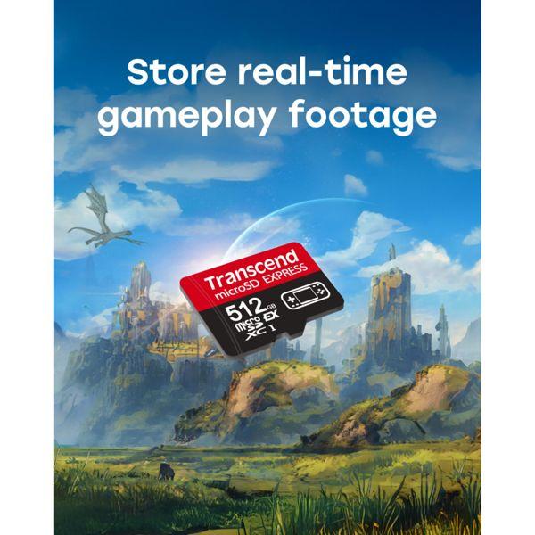 Actual product image Transcend USD710S (512 GB, microSD Express, U3, UHS-I)