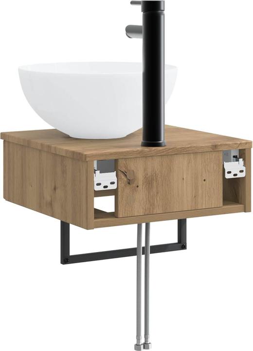 Actual product image vidaXL Wandmontiertes Waschbecken (405 mm, 410 mm)