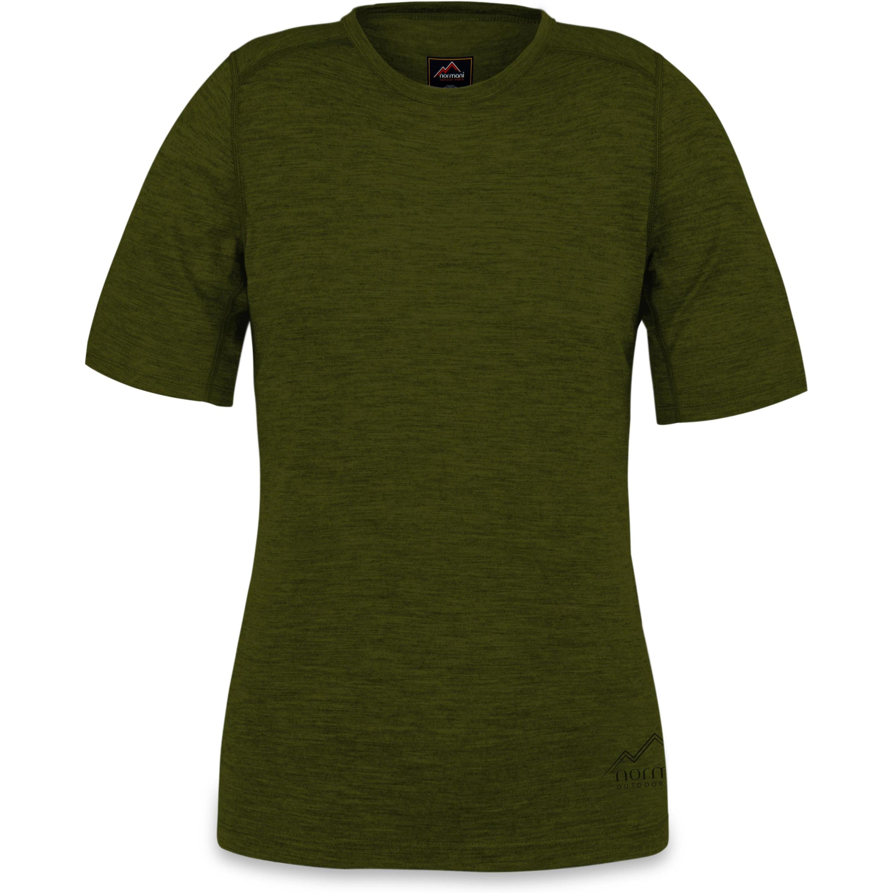 Normani, Damen, Funktionsshirt, Damen Merino T-Shirt Cairns - 1551 (L), Grün, L