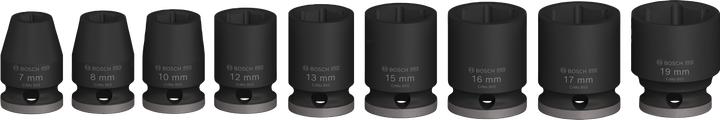 Immagine prodotto Bosch Professional Zubehör Set di prese Pro Impact (19 mm, 12 mm, 16 mm, 10 mm, 7 mm, 17 mm, 15 mm, 8 mm, 13 mm)