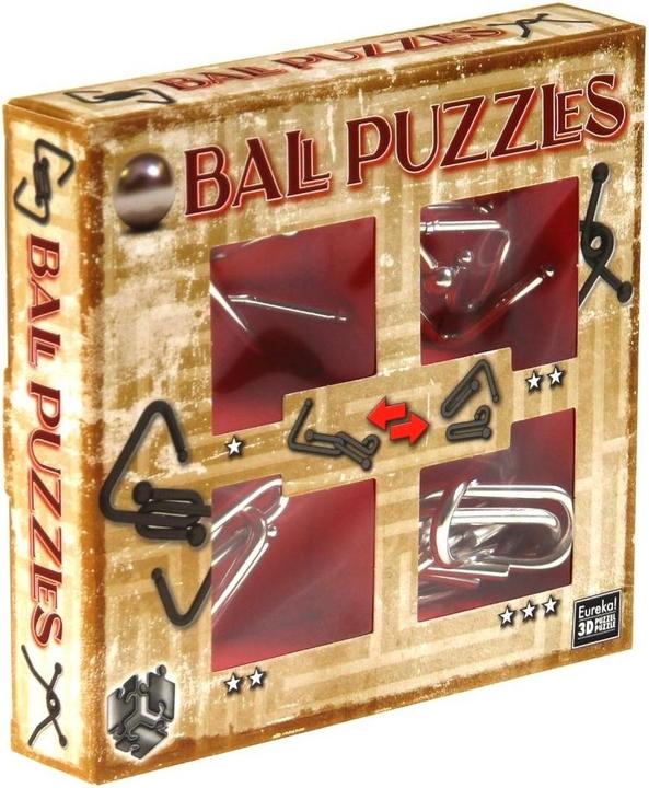 Actual product image Eureka! puzzel Puzzle Mania Casse-têtes Red (4 pieces)