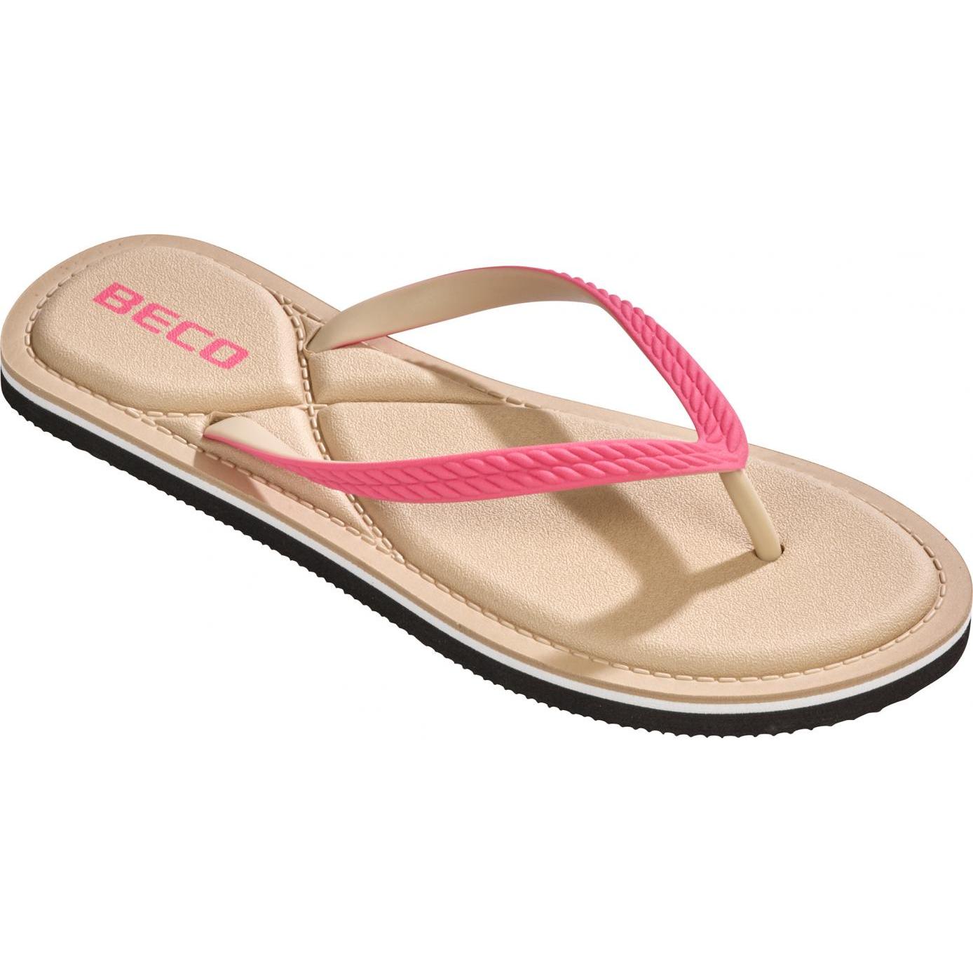 Beco, Damen, Flip-Flop, Beermann GmbH V-Strap Slipper women Standard pink 37, Pink, (37)
