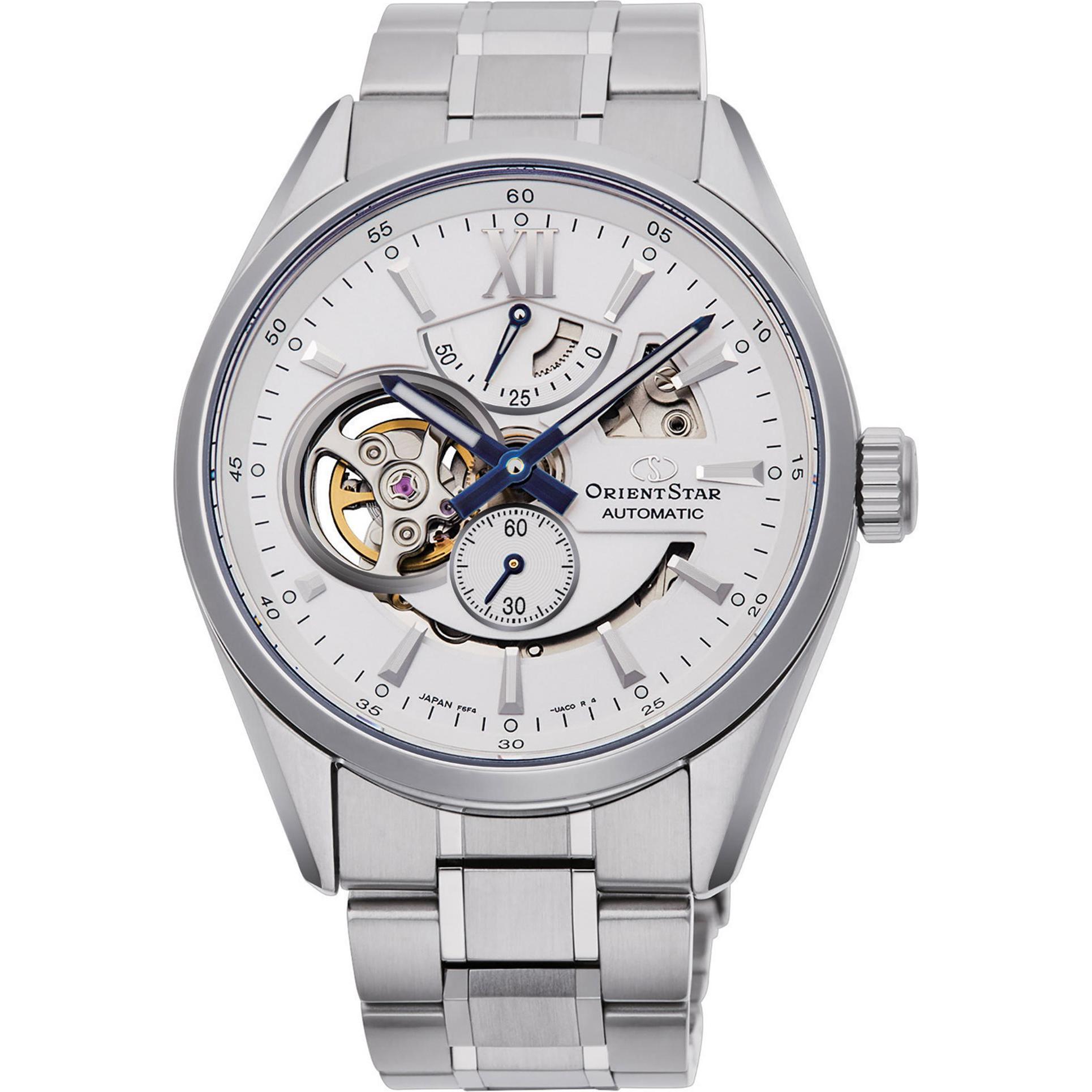 Orient, Armbanduhr, Star Skeleton Automatic RE-AV0113S00B Herrenuhr, Silber, (41 mm)