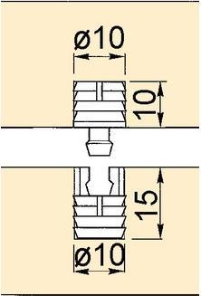 Actual product image Werkstarck Push-button connector (Pushbutton connector, 1 pcs.)