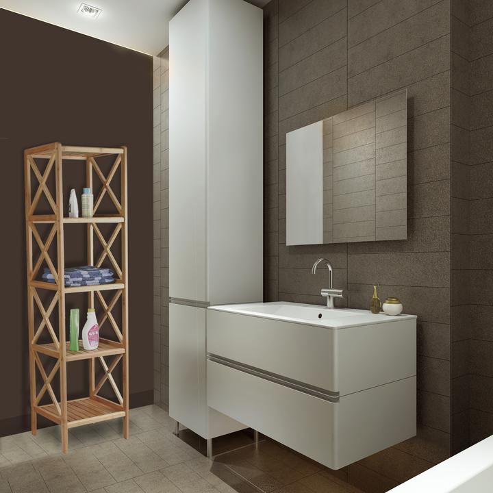 Image du produit MSV ETAGERE BAMBOU 5 NIVEAUX 36,5X33X153 CM (36.50 x 33 x 153 cm)