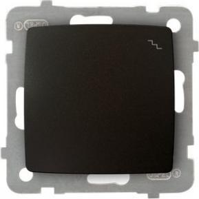 Ospel Treppenschalter Karo Single Chocolate Metallic (ŁP-3S