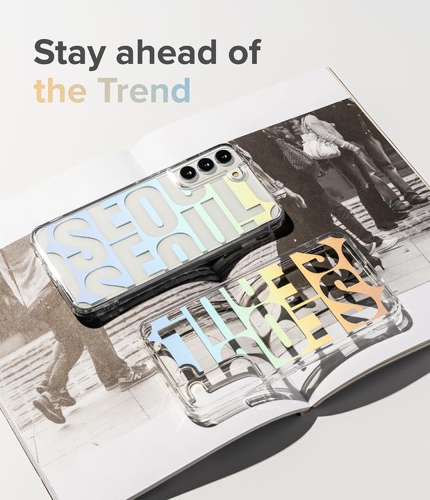 Actual product image Ringke Fusion Design Armored Case Cover with Gel Frame for Samsung Galaxy S22 + (S22 Plus) Clear (Se (Samsung Galaxy S22+)