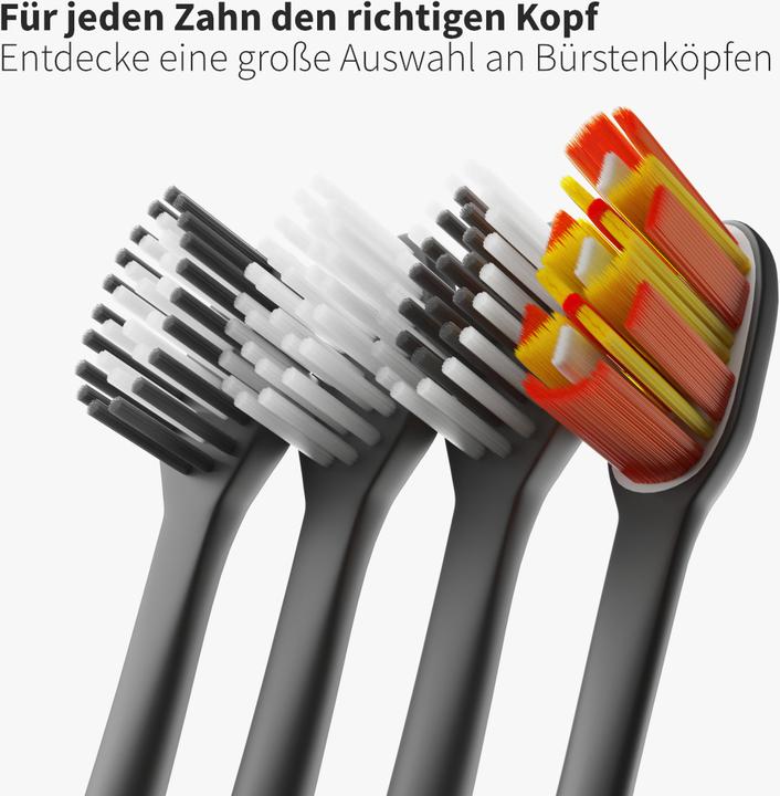 Produktbild Zahnheld Schallzahnbürste im Doppelpack Schwarz (Schallzahnbürste)