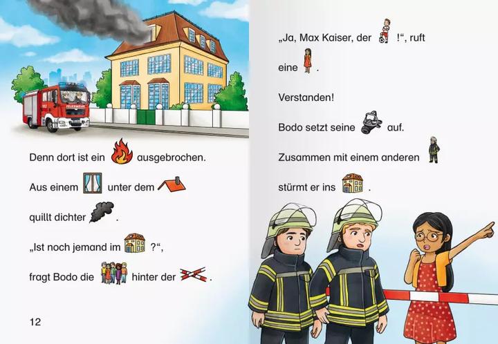 Productafbeelding Ravensburger Leserabe - Vor-Lesestufe: Feuerwehrgeschichten (Duits, Katja Reider, 2023)