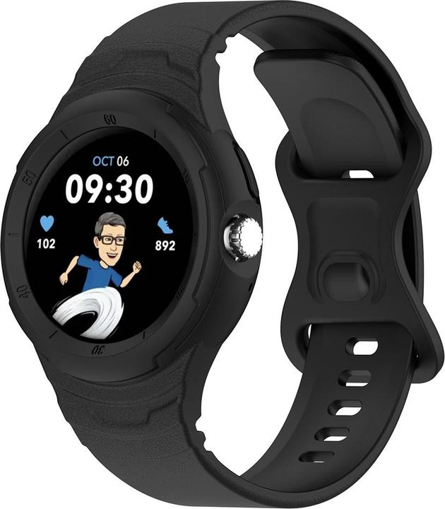 Techsuit - Watchband (W066) - Google Pixel Watch / Watch 2 / Watch 3 41mm - Black (Silikon)