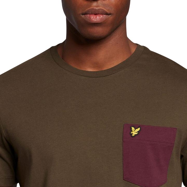 Immagine prodotto Lyle and Scott Maglietta Tasca a Contrasto Uomo (XS)