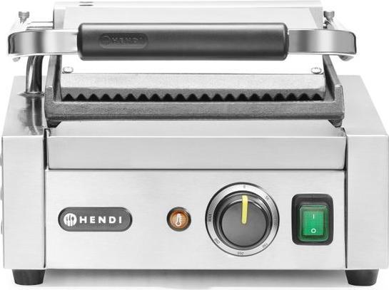 Produktbild Hendi Kontaktgrill Einzelausführung oben gerillt/unten g