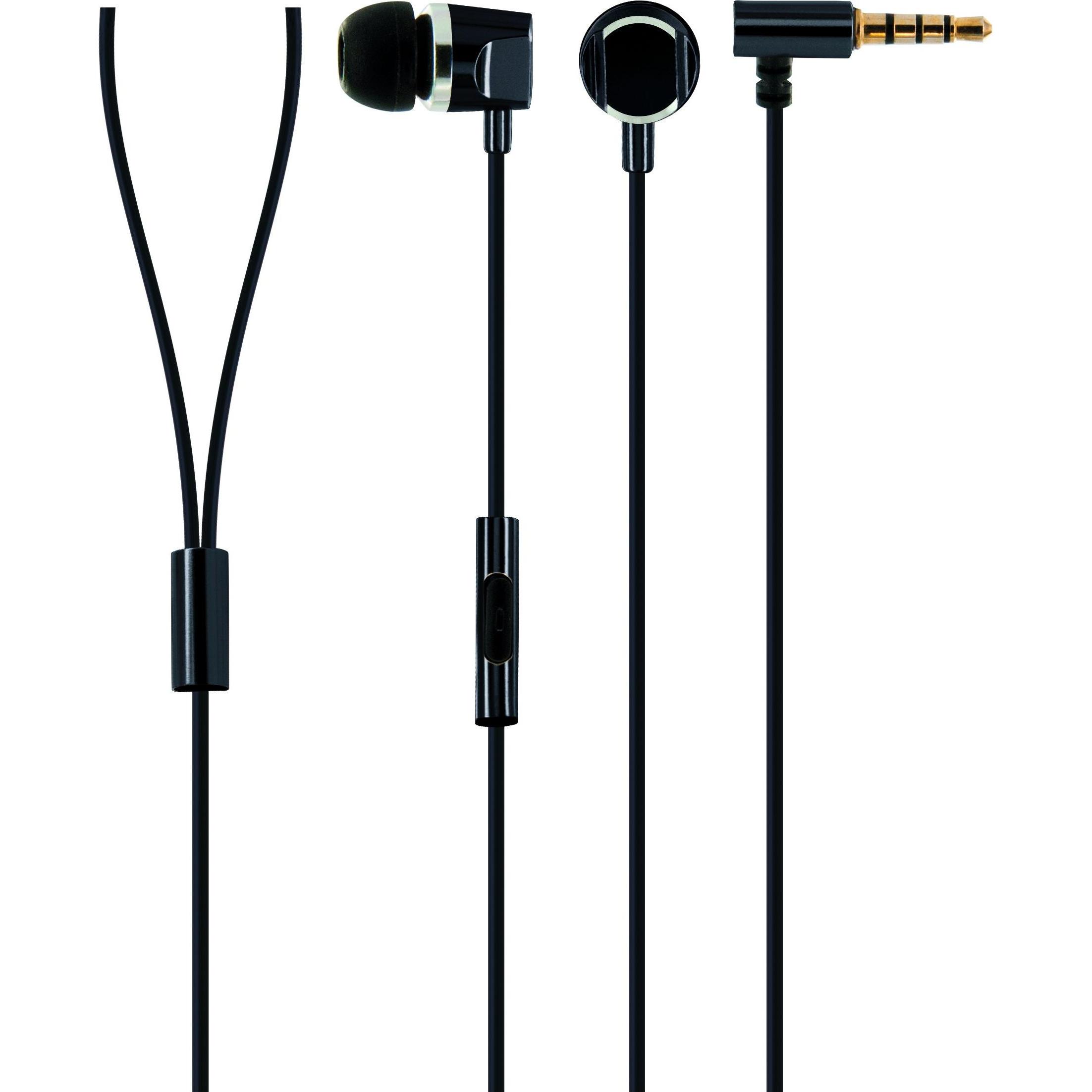 Schwaiger In-Ear Kopfhörer (Kabelgebunden), Kopfhörer, Schwarz