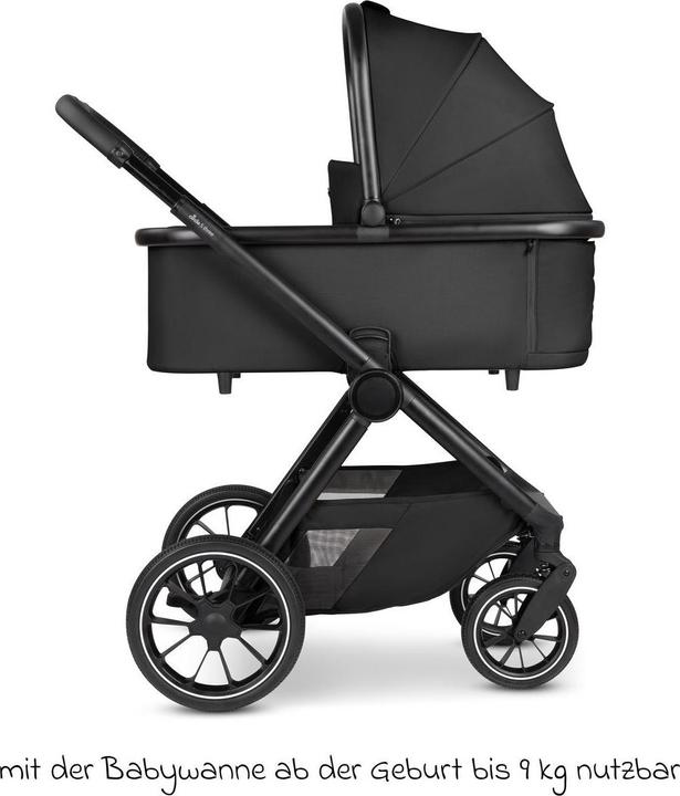 Produktbild ABC Design circle by Kombikinderwagen Kombi-Kinderwagen S Three bis 22 kg mit Babywanne