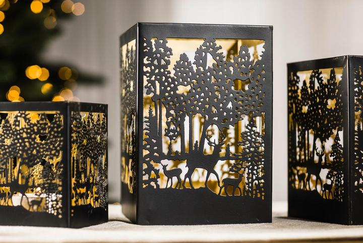 Immagine prodotto Angela Bruderer Lanterna "Silhouette", 3 pezzi (3 x)