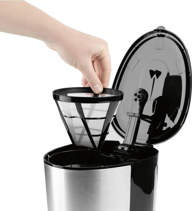 Produktbild Maxxmee Barista Kaffeemaschine Schwarz, Silber Fassungsvermögen Tassen=10 Glask