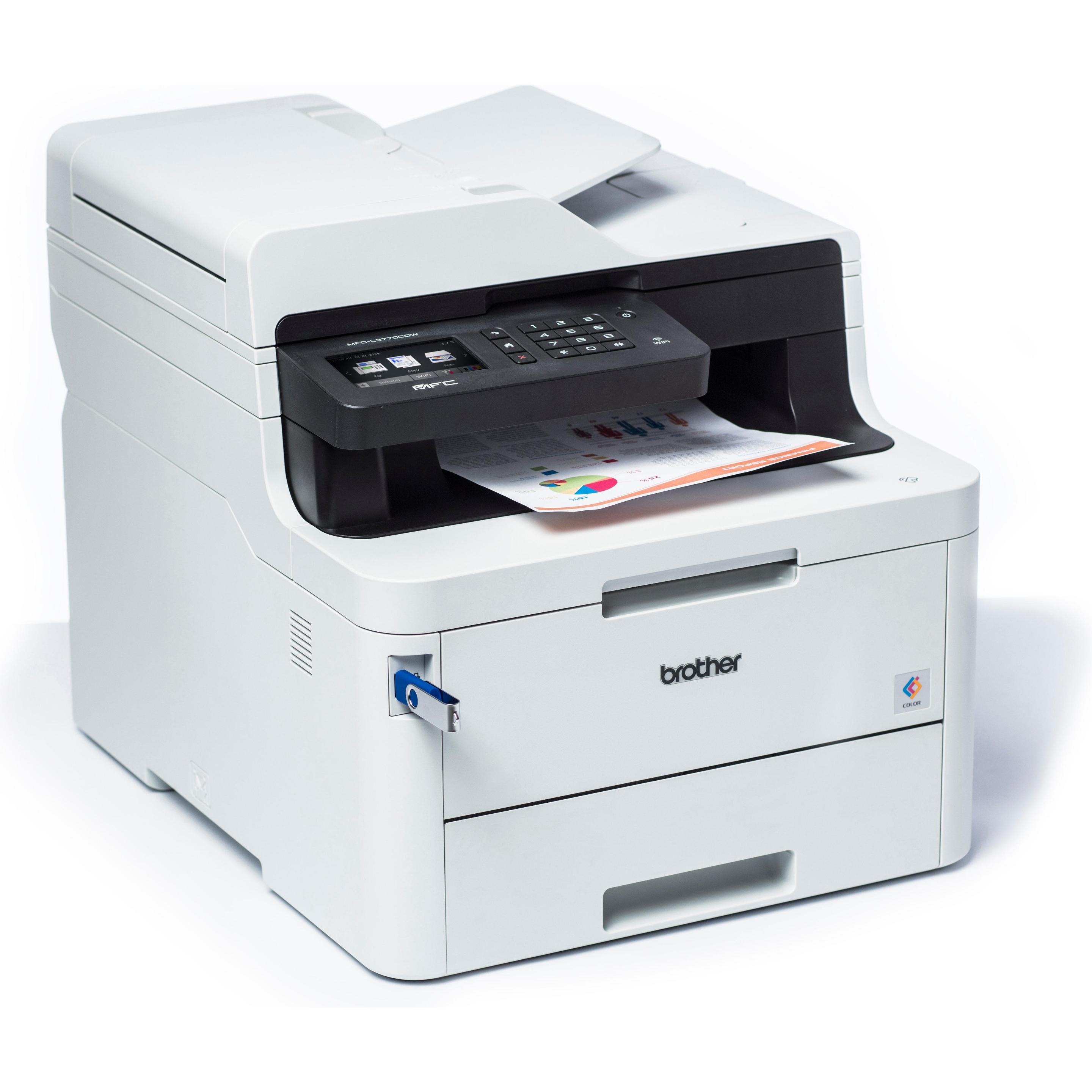 Brother MFC-L3770CDW (Laser, Farbe), Drucker, Grau