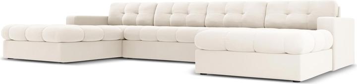 Actual product image CXL by Christian Lacroix Velvet Panoramic Sofa, "Yohan", 5 Seats, 294x160x72 Made in Europe (Sofa landscape)