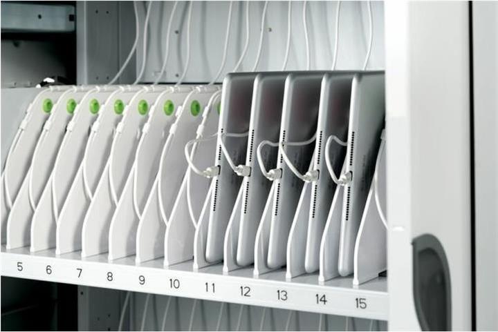 Produktbild Parat PARAPROJECT Trolley i32 für bis zu 32 Tablets iOS/Android Charge&Sync inkl USB-A auf USB-C Kab