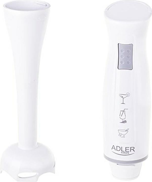 Actual product image Adler AD 4622 Hand blender, Power 200W, White