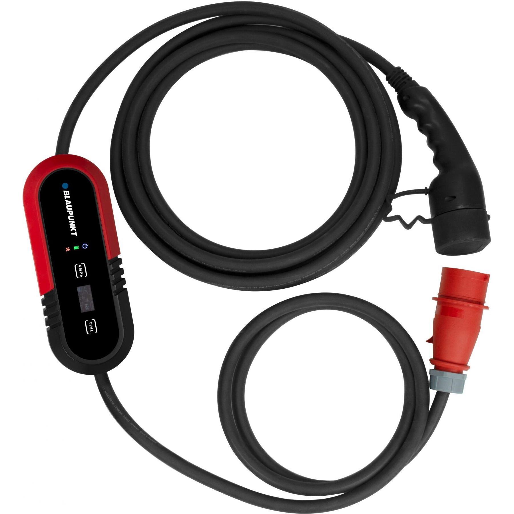 Blaupunkt, Stazione di ricarica auto elettriche, Caricabatterie portatile (Tipo 2, 11 kW, 16 A)
