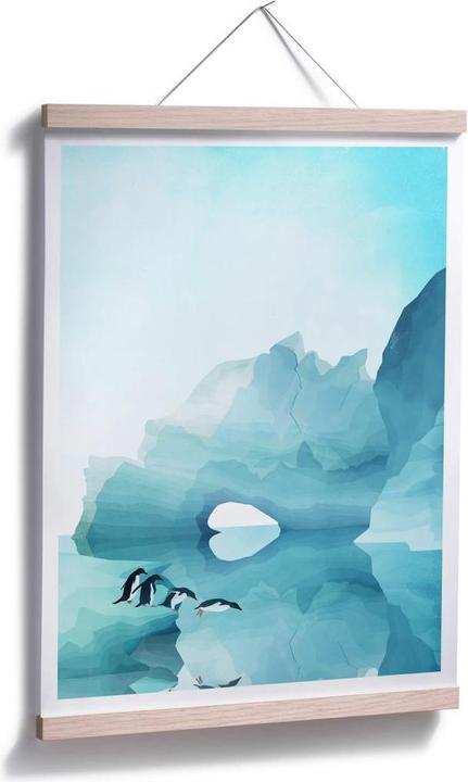 Immagine prodotto Trenddeko Goed Blue - Pinguini (40 x 50 cm)