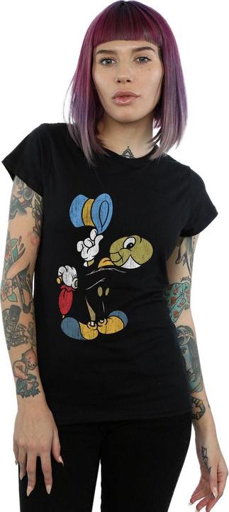 Immagine prodotto Disney Pinocchio Jiminy Cricket Maglietta Donna (M)