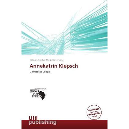 Annekatrin Klepsch, Fachbücher