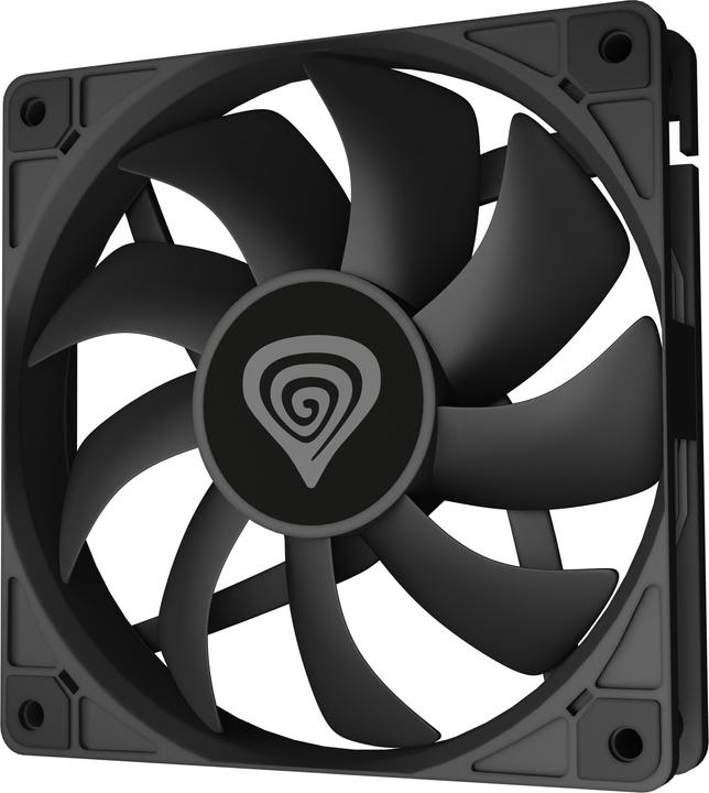 Actual product image Genesis NATEC Oxal 120 computer case fan 12 cm Black 1 unit(s) (120 mm, 1 x)