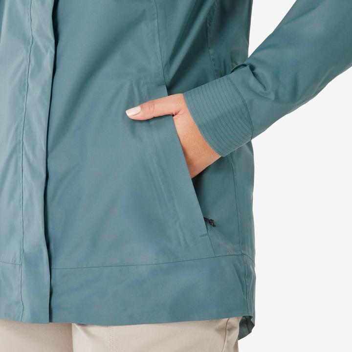Immagine prodotto Quechua Wanderjacke Damen wasserdicht - NH500 grün (L)