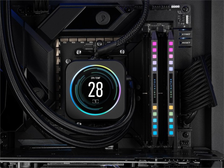 Actual product image Corsair Dominator Platinum RGB (2 x 32GB, 5600 MHz, DDR5 RAM, DIMM)