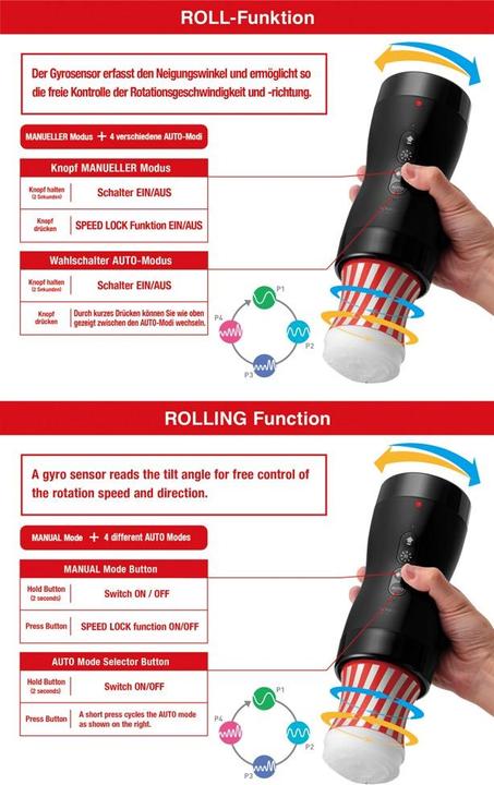 Produktbild Tenga Vacuum Gyro Roller