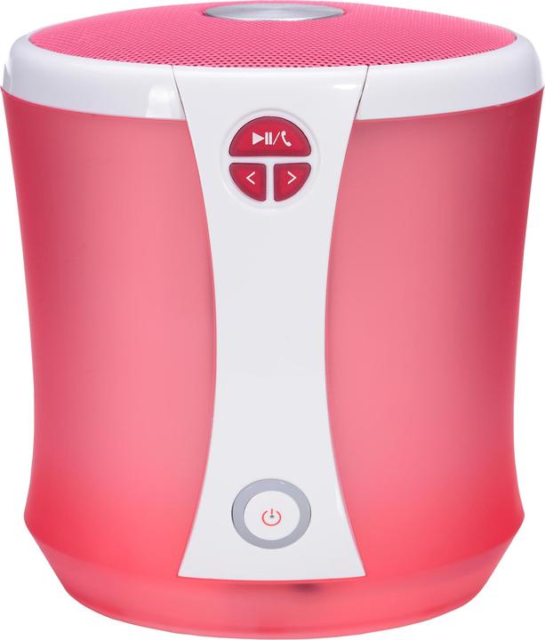 Produktbild Terratec Concert BT NEO pink Bluetooth 2.1 f. kabellose Wiedergabe Aux Freisprechfunktion Micro SD Einschu... (5 h, Batteriebetrieb, Stromversorgung über USB, Akkubetrieb)