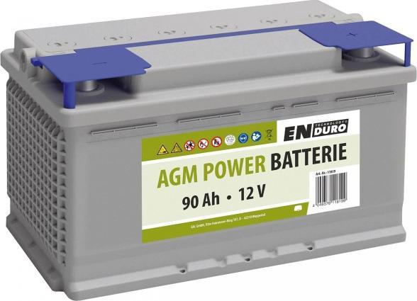 Image du produit Enduro Batterie d'alimentation Batterie AGM Power 90AH 12V (11819) (12 V, 90 Ah, 850 A)