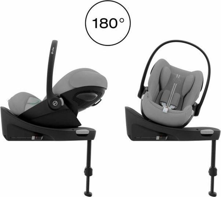 Produktbild Cybex CLOUD G I-SIZE PLUS Stone Grey | mid grey (Babyschale, ECE R129/i-Size Norm)
