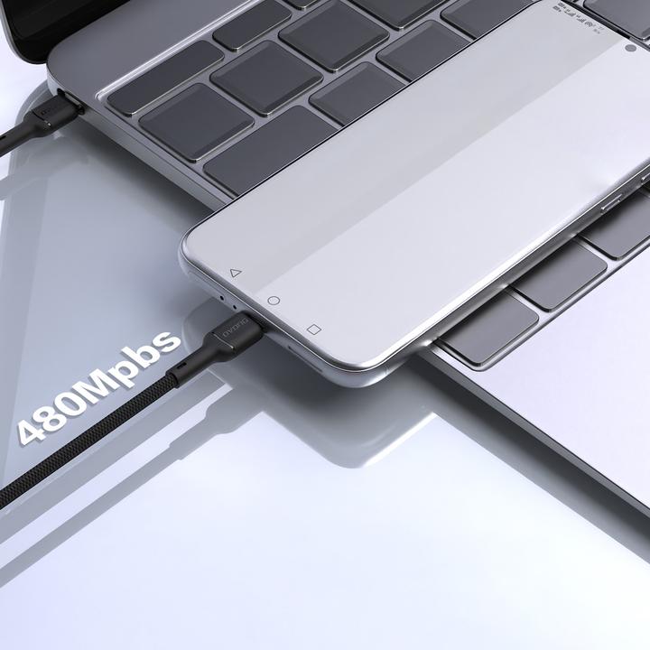 Produktbild Dudao L9C USB-C - USB-C 65W 1m. Black (1 m, 65 W)