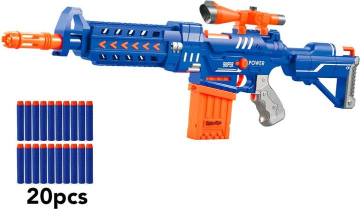 Immagine prodotto VR Shinecon Fucile d'assalto con frecce in schiuma - Modello Plotone Blu