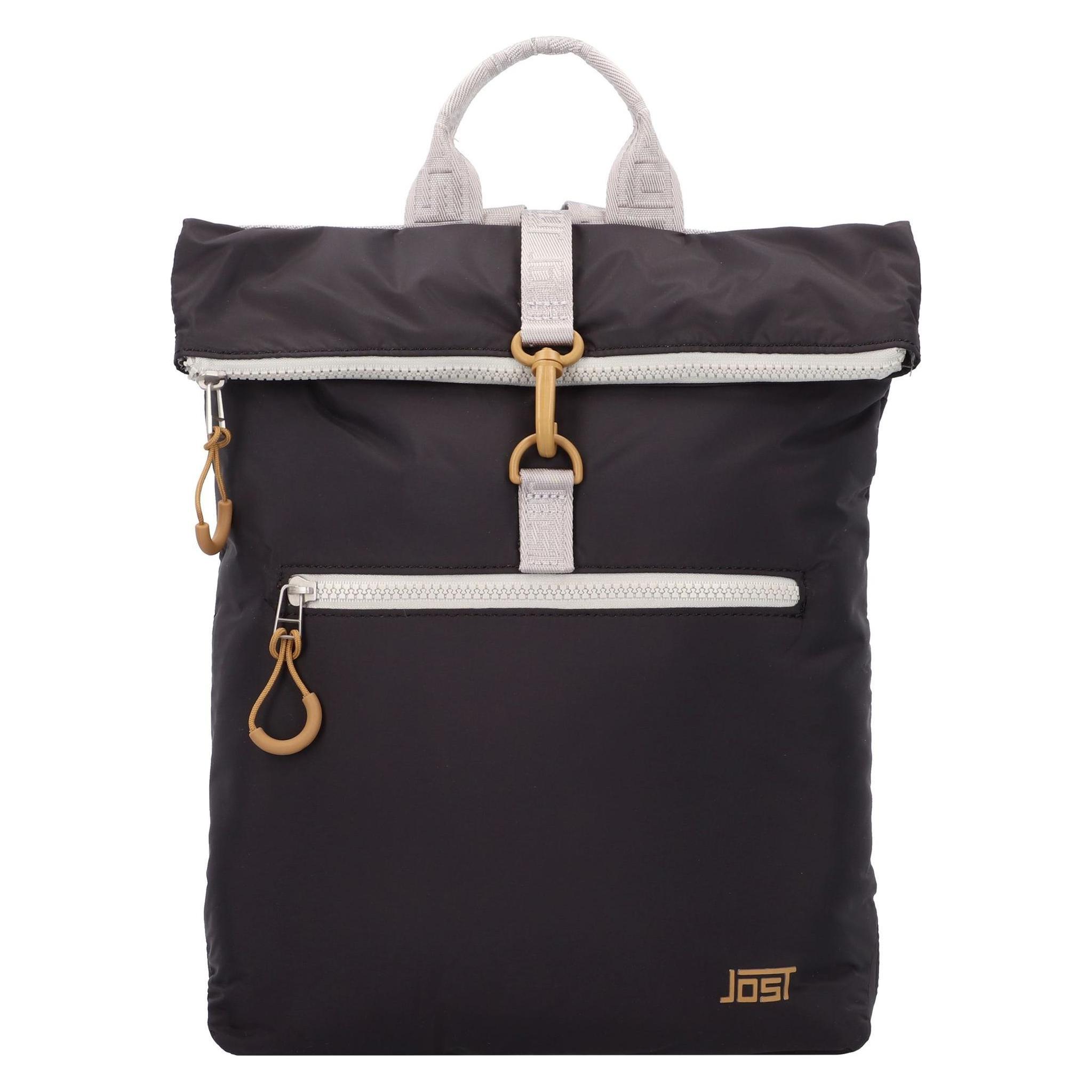 Jost Ystad XChange Bag Umhängetasche Rucksackfunktion 40 cm - olive
