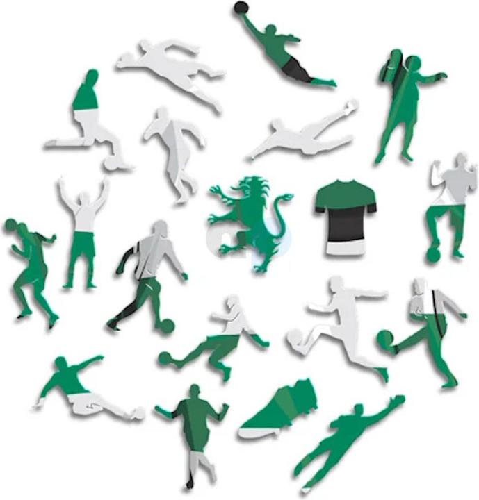 Produktbild Iconic Sporting CP - Trikot - Holz Puzzle Grösse L (500 Teile) (500 Teile)