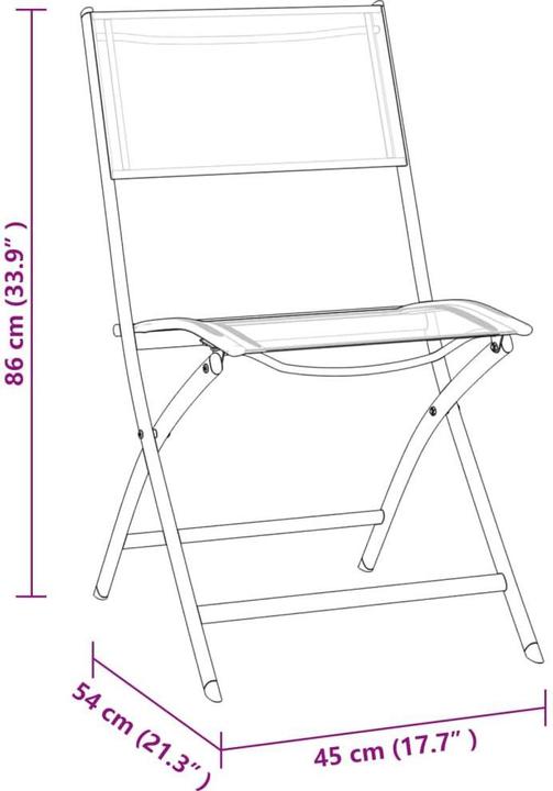 Produktbild vidaXL Garten Essgruppe