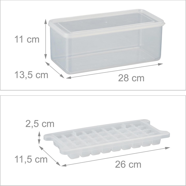 Image du produit Relaxdays Set de 6 moules à glaçons