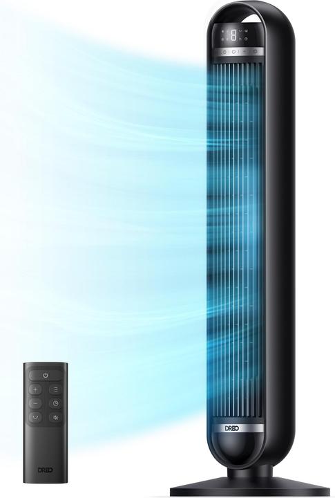 Actual product image Dreo - Quiet Tower Fan, 8 Speeds, 4 Modes, 92cm (25 dB)